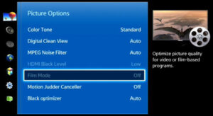 Chế độ Filmmaker Mode trên TV Samsung cho trải nghiệm xem phim chân thực