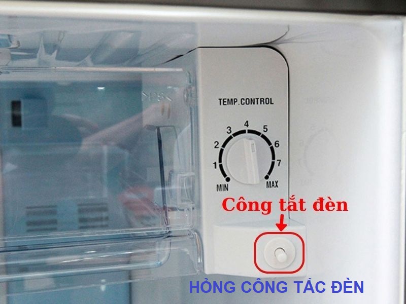 Vị trí công tắc cửa của tủ lạnh Samsung
