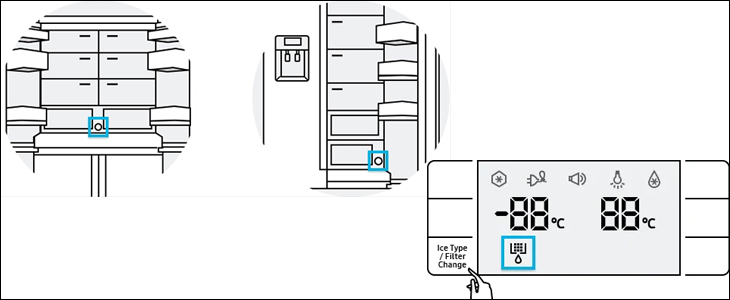 tu-lanh-samsung-khong-lay-duoc-nuoc Kiểm tra van cấp nước phía sau tủ lạnh Samsung Side by Side